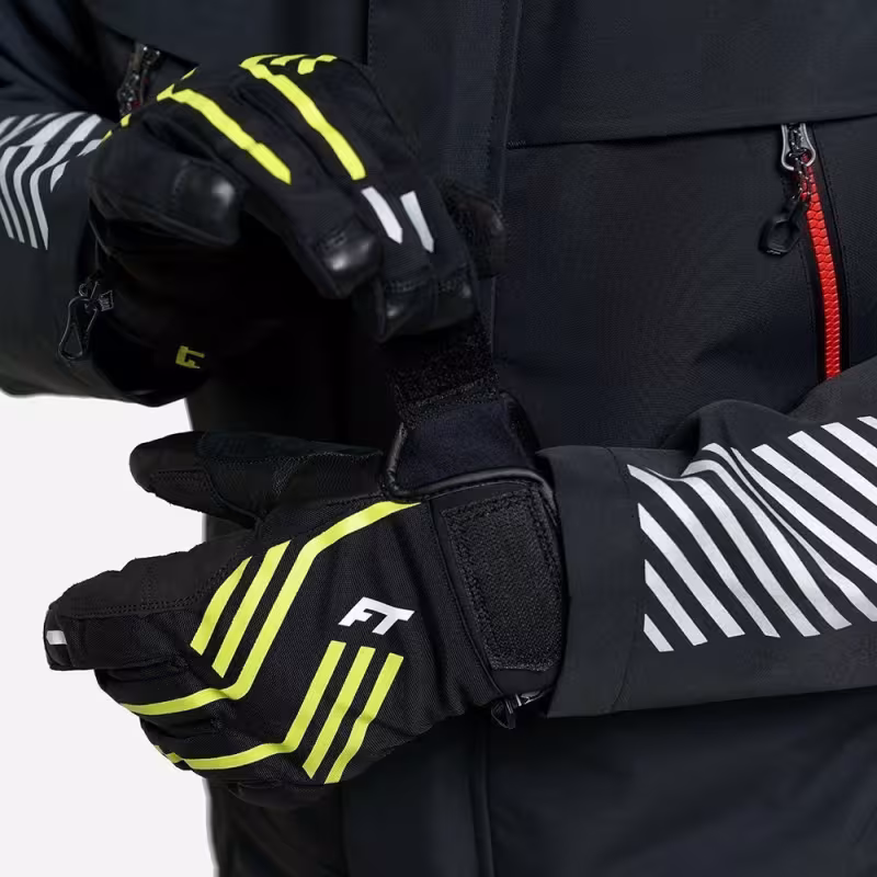 Перчатки Finntrail Impact 2710 GraphiteYellow, полиэстер, желтый/черный, размер M