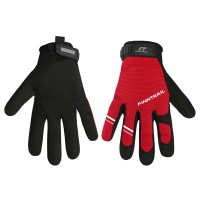 Мотоперчатки Finntrail Eagle 2840, искусственная кожа/неопрен, черный/красный, размер XL