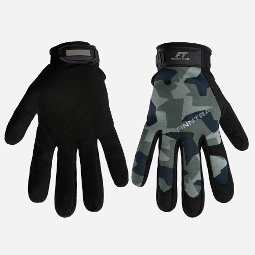 Перчатки Finntrail Eagle 2840 СamoArmy, зеленый камуфляж, размер M