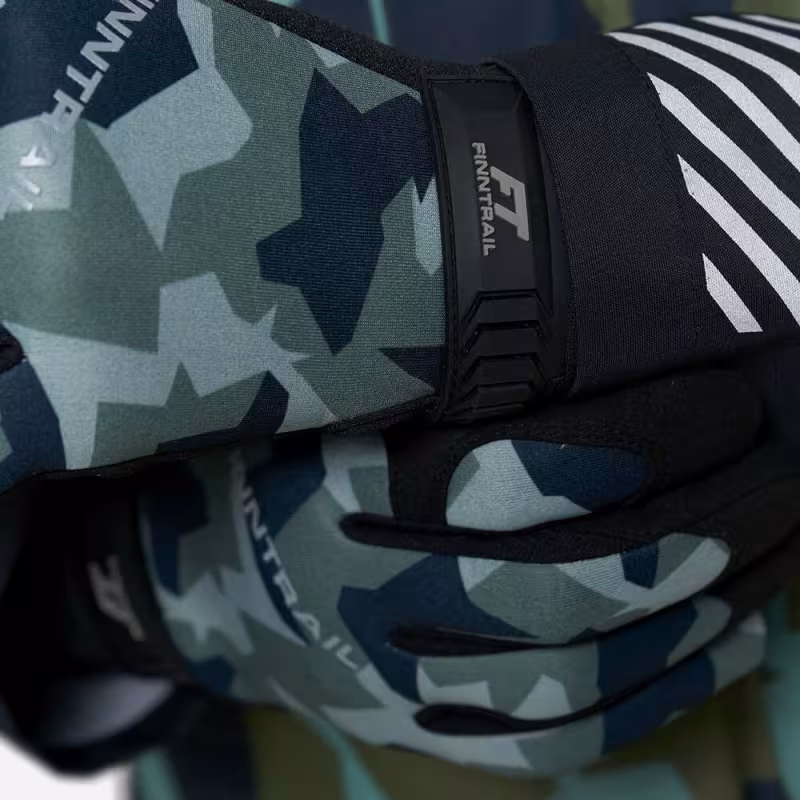 Перчатки Finntrail Eagle 2840 СamoArmy, зеленый камуфляж, размер M