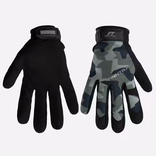 Перчатки Finntrail Eagle 2840 СamoArmy, зеленый камуфляж, размер L