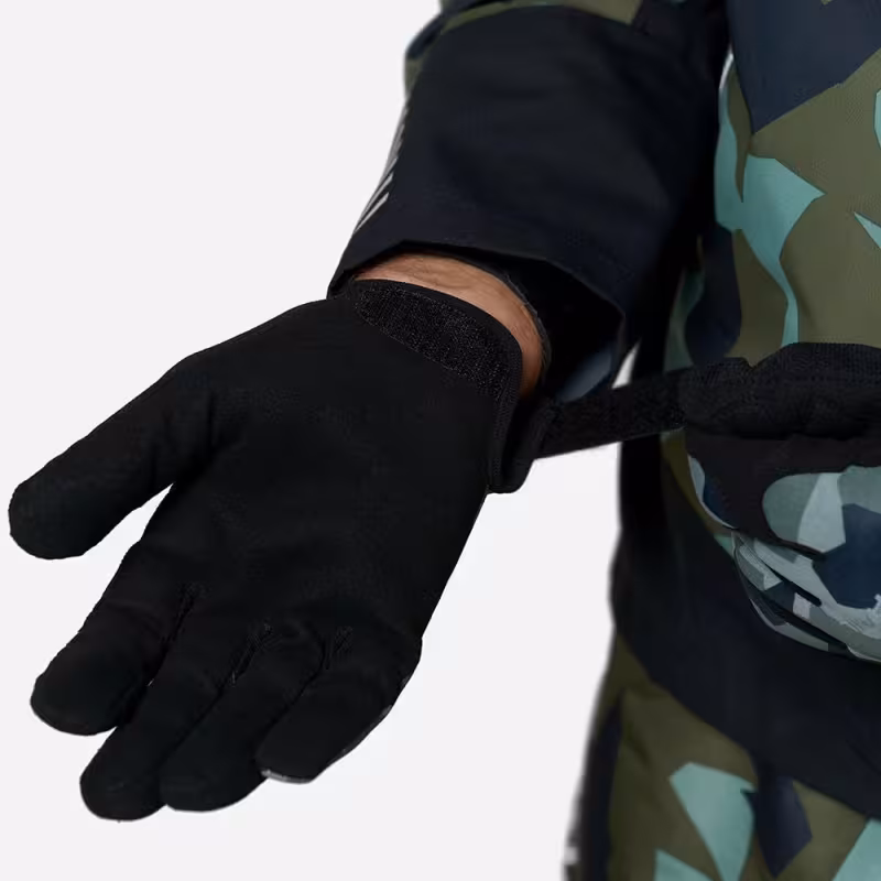 Мотоперчатки Finntrail Eagle 2840, искусственная кожа/неопрен, черный/зеленый камуфляж, размер XL