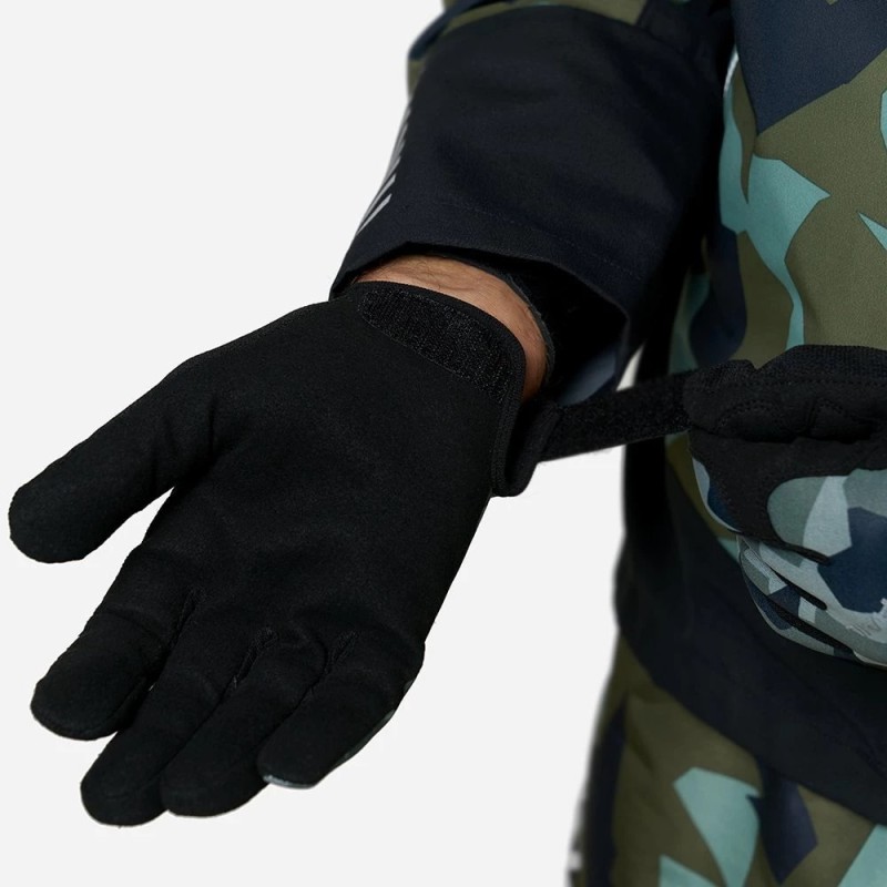 Мотоперчатки Finntrail Eagle 2840, искусственная кожа/неопрен, черный/зеленый камуфляж, размер XL