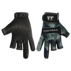 Перчатки Finntrail Neosensor CamoArmy 2730, зеленый камуфляж/черный, размер XL