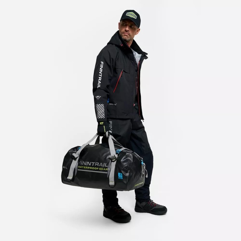 Гермосумка для багажника Finntrail Sattelite 1721, черный, 80 л