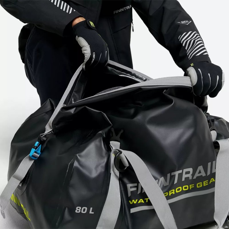 Гермосумка для багажника Finntrail Sattelite 1721, черный, 80 л