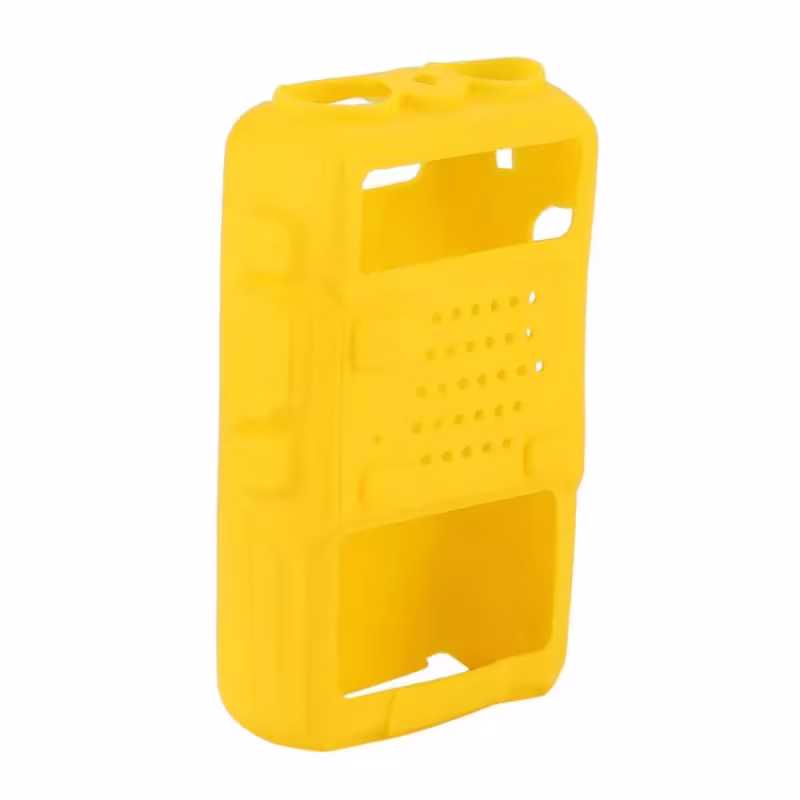 Чехол резиновый для рации Baofeng UV-5R, желтый