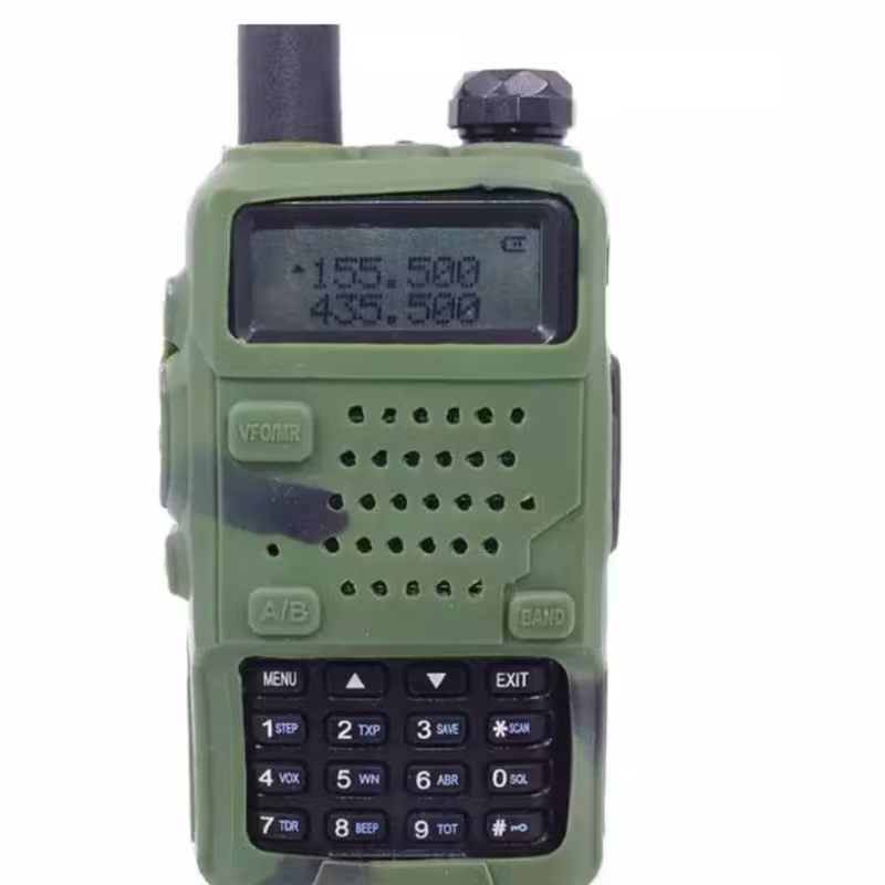 Чехол резиновый для рации Baofeng UV-5R, камуфляж