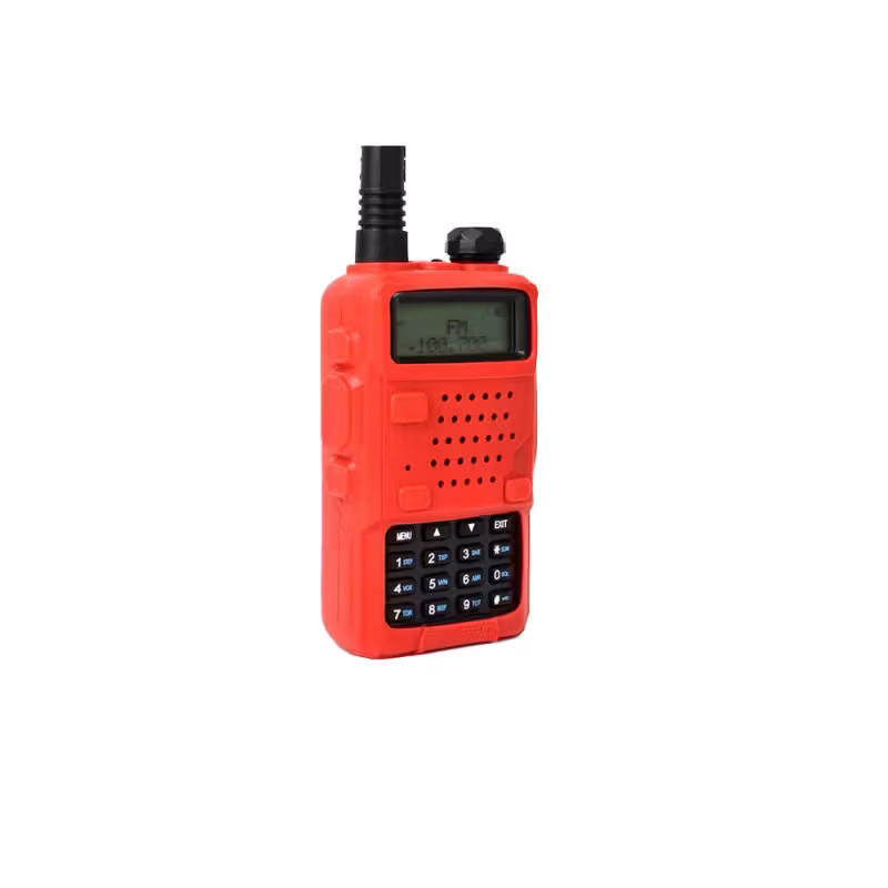 Чехол резиновый для рации Baofeng UV-5R, красный