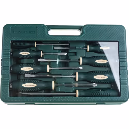 Набор отверток силовых PH SL RockForce RF-7010, 10 предметов