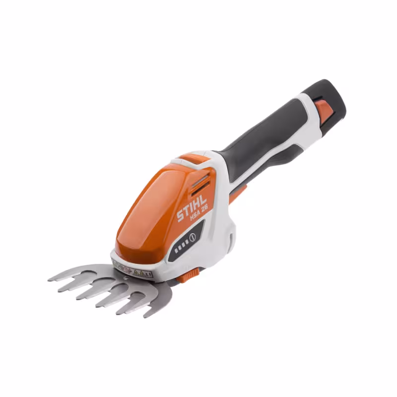 Ножницы для кустов и травы аккумуляторные Stihl HSA 26 + растворитель смолы
