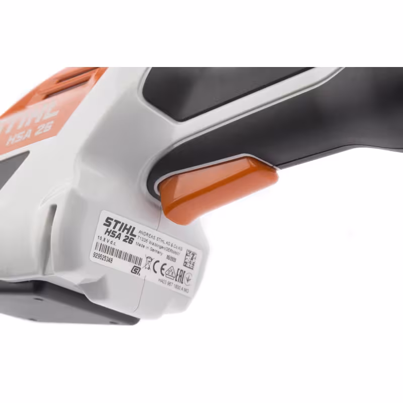 Ножницы для кустов и травы аккумуляторные Stihl HSA 26 + растворитель смолы