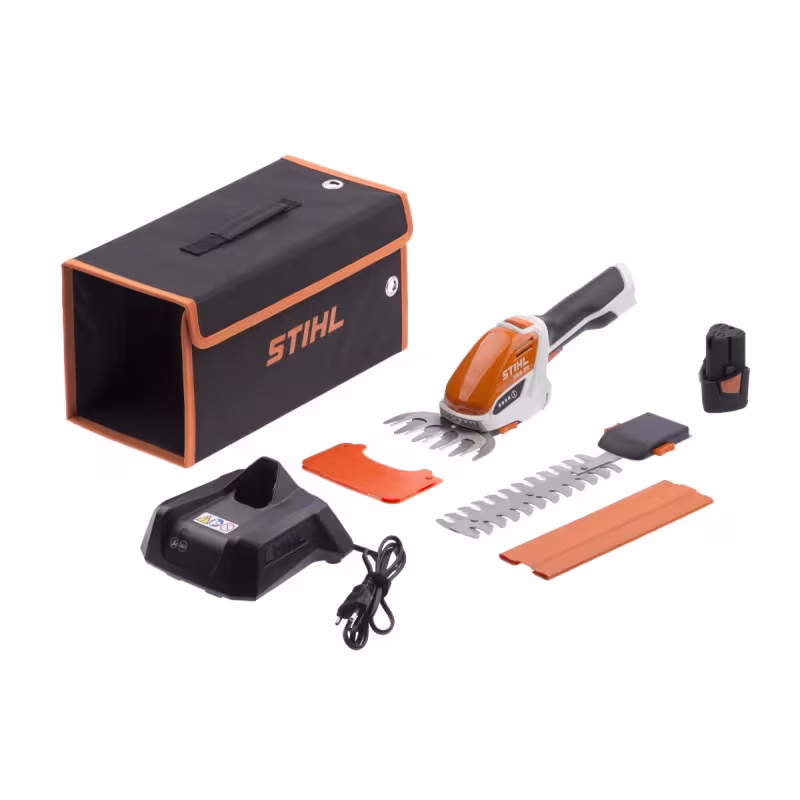 Ножницы для кустов и травы аккумуляторные Stihl HSA 26 + растворитель смолы