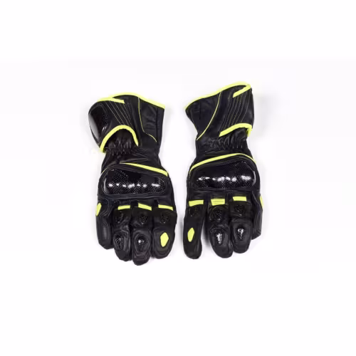 Мотоперчатки Hizer 550-B, кожа, черный, размер M