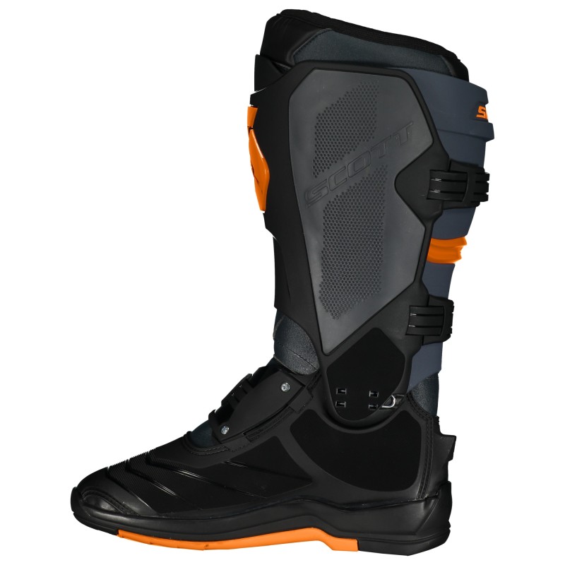 Мотоботы кроссовые Scott MX550, черный/оранжевый, размер 43