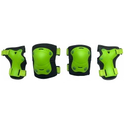 Комплект защиты детский Tech Team Safety line 400, размер M, зеленый