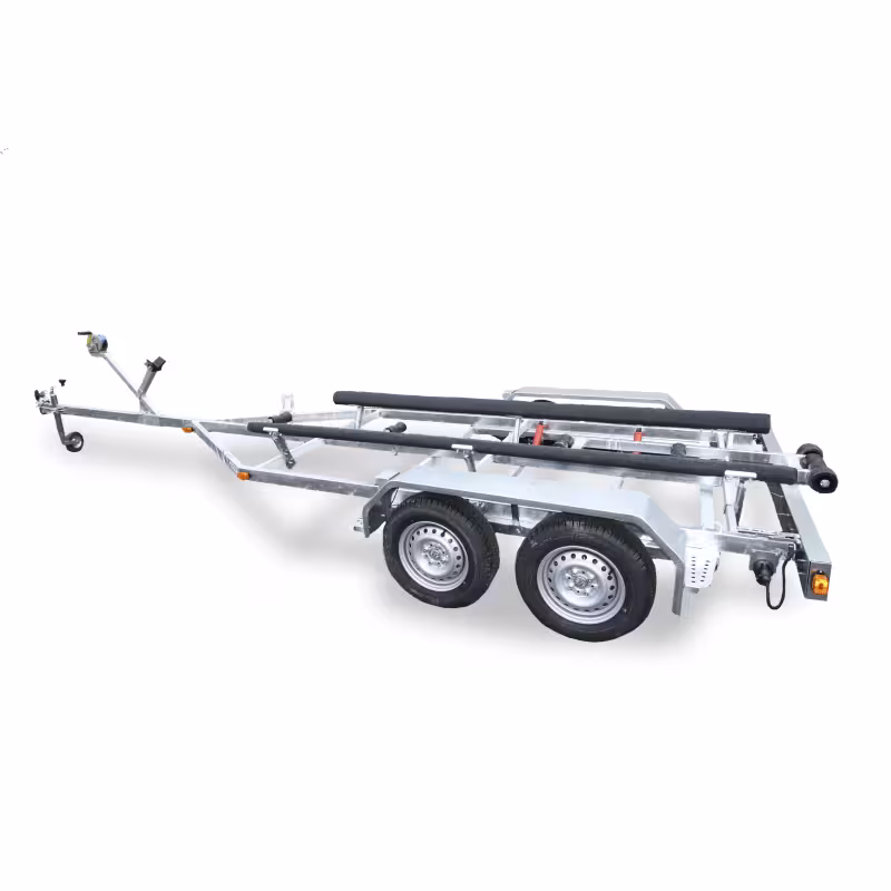 Прицеп лодочный двухосный Вектор ЛАВ 81014АВ, ложементы