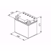 Аккумулятор Bosch 0092М4F520, 25Ah, 12V