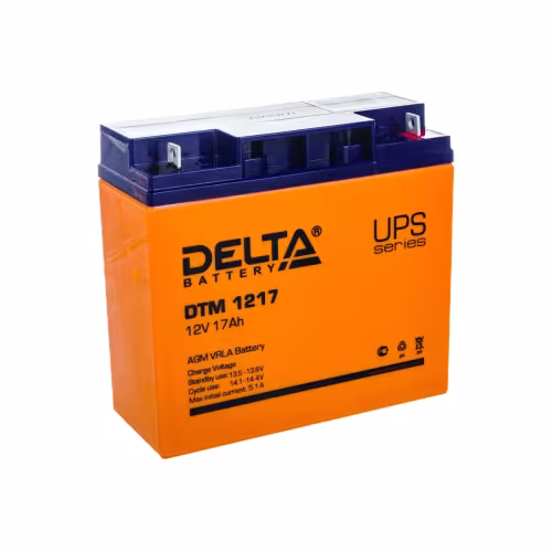 Аккумулятор Delta DTM 1217, 17Ah, 12V