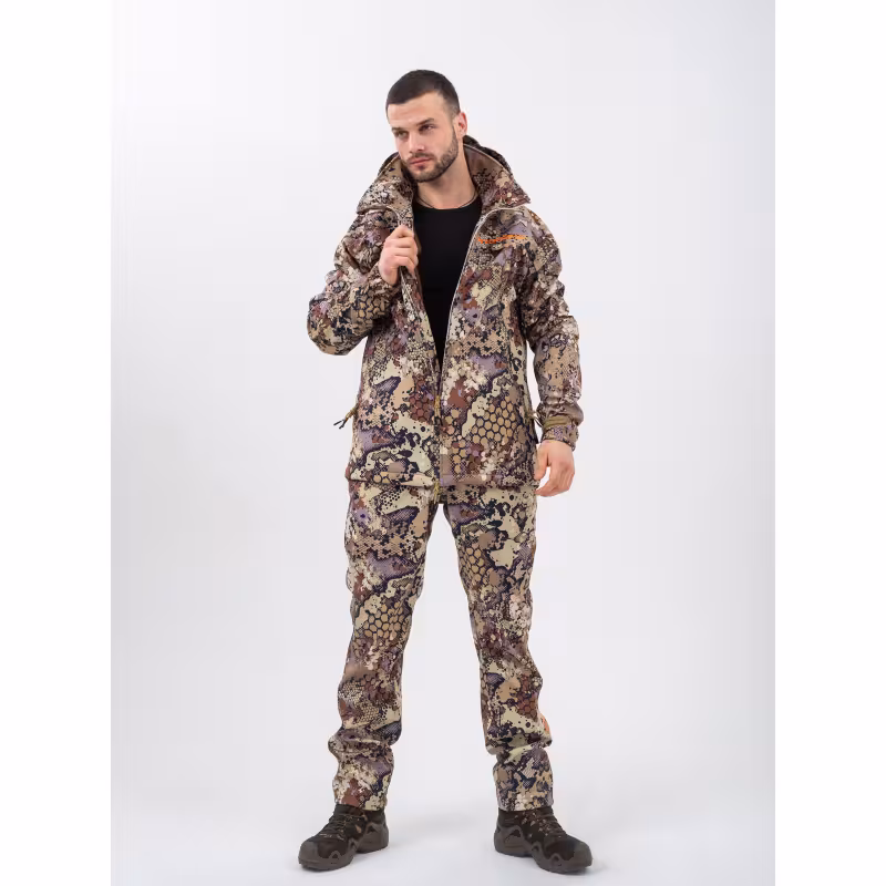 Костюм мужской Triton Gear PRO -5, ткань Софтшелл, принт PRO Duck Hunter, размер 48-50 (M), 170-176 см