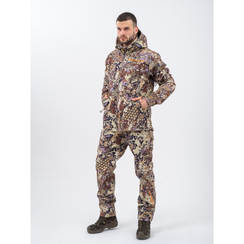 Костюм мужской Triton Gear PRO -5, ткань Софтшелл, принт PRO Duck Hunter, размер 56-58 (XL), 170-176 см