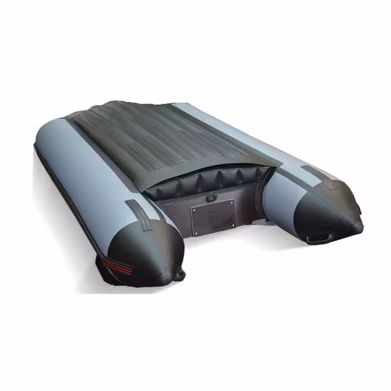 Надувная лодка ПВХ HunterBoat 320 ЛКА, НДНД, серый