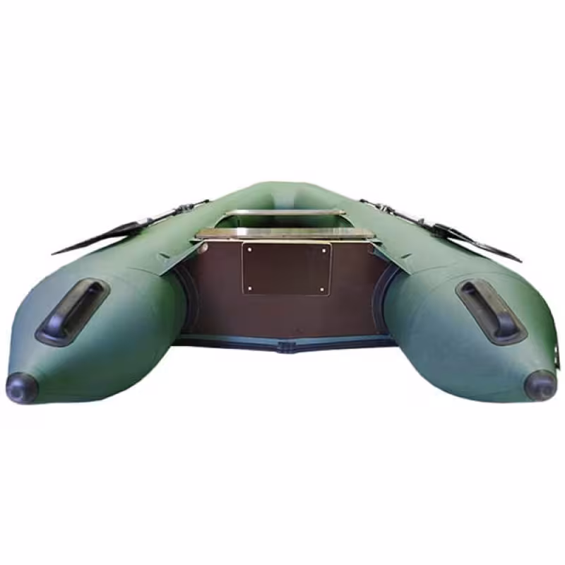 Надувная лодка ПВХ HunterBoat 320 ЛКА, НДНД, зеленый