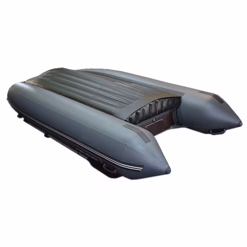 Надувная лодка ПВХ HunterBoat 360 А, НДНД, серый