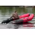 Надувная лодка ПВХ HunterBoat 365 ЛКА, НДНД, красный/черный
