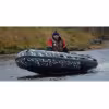 Надувная лодка ПВХ HunterBoat 380 ПРО, НДНД, серый/черный камуфляж