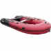 Надувная лодка ПВХ HunterBoat 380, НДНД, красный/черный