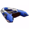 Надувная лодка ПВХ HunterBoat Stels 335, пайол фанерный, синий/белый