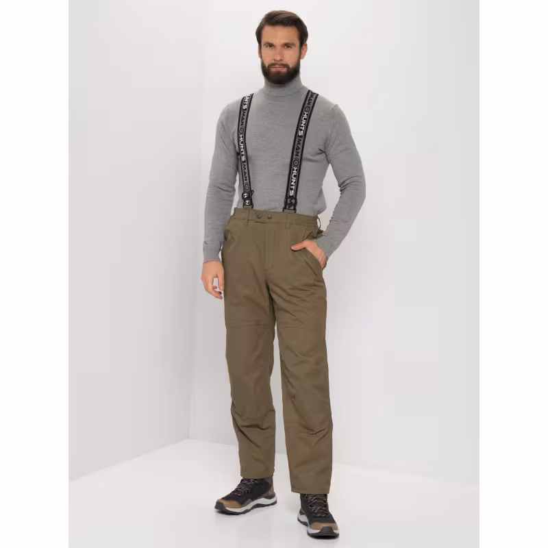 Костюм мужской Huntsman (Восток) Торнадо, мембрана Breathable, хаки, размер 44-46 (S), 170-176 см