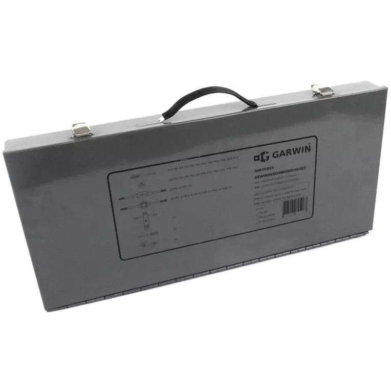 Набор метчиков и плашек Garwin GM-TCS55, 55 предметов