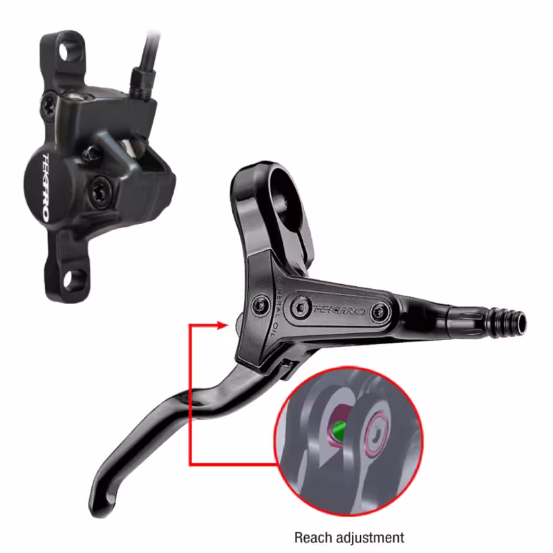 Тормоз передний Tektro HD-M275 RBJF80000001, гидравлика, комплект, 800 мм