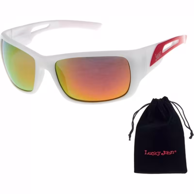 Очки поляризационные Norfin for Lucky John REVO 05, белый/хамелеон