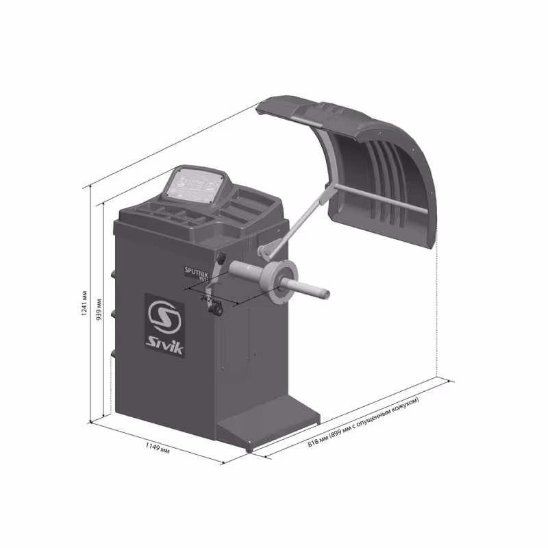Станок балансировочный Sivik Sputnik Luxe СБМК-60 Л
