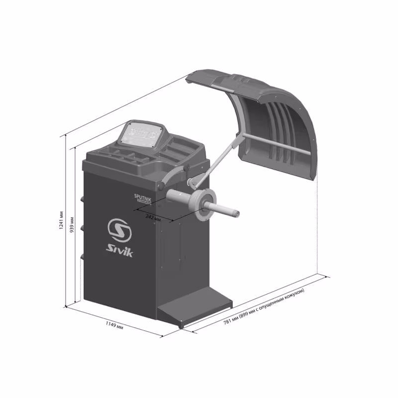 Станок балансировочный Sivik Sputnik Standard СБМК-60 Ст