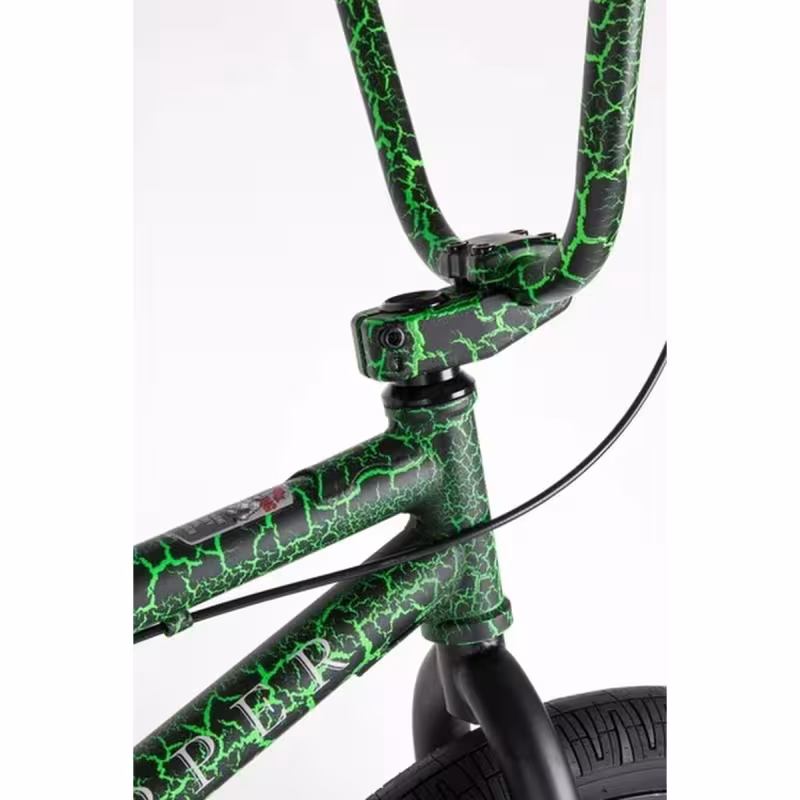 Велосипед  подростковый Tech Team Grasshoper BMX 20, ( рост 20,5, 1 скорость) зелёный