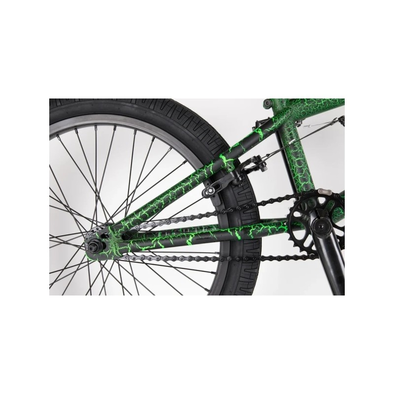Велосипед  подростковый Tech Team Grasshoper BMX 20, ( рост 20,5, 1 скорость) зелёный