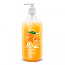 Крем-мыло жидкое увлажняющее Grass Milana Сочный мандарин, 1 л