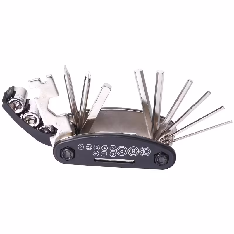 Набор инструментов Kenli KL-9802, складной, 15 предметов