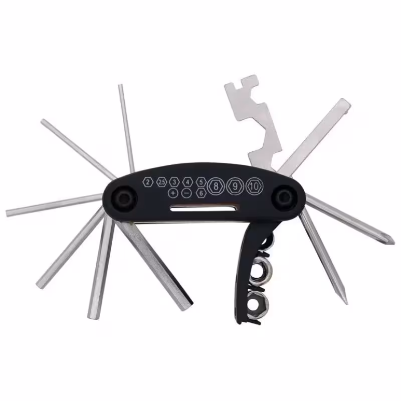 Набор инструментов Kenli KL-9802, складной, 15 предметов