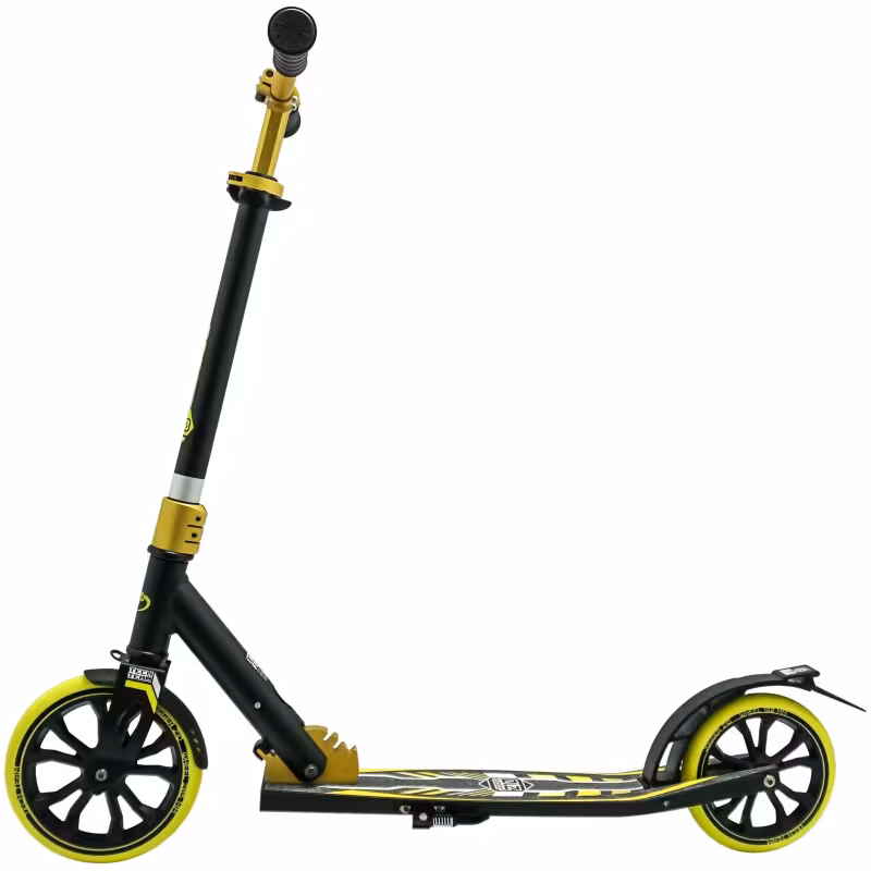 Самокат Tech Team Jogger 210, черный/желтый