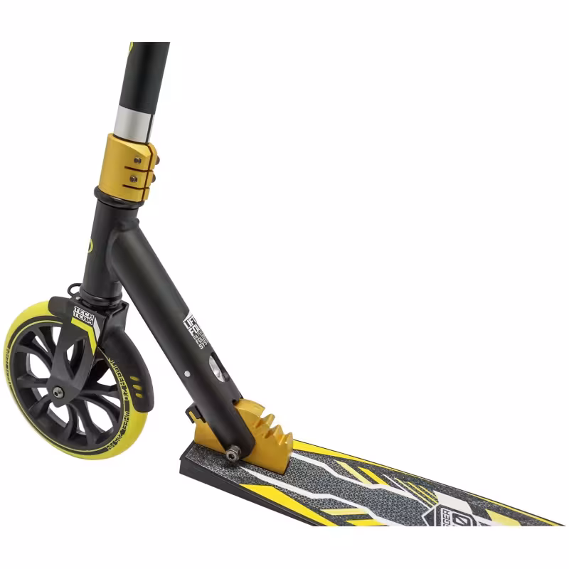 Самокат Tech Team Jogger 210, черный/желтый