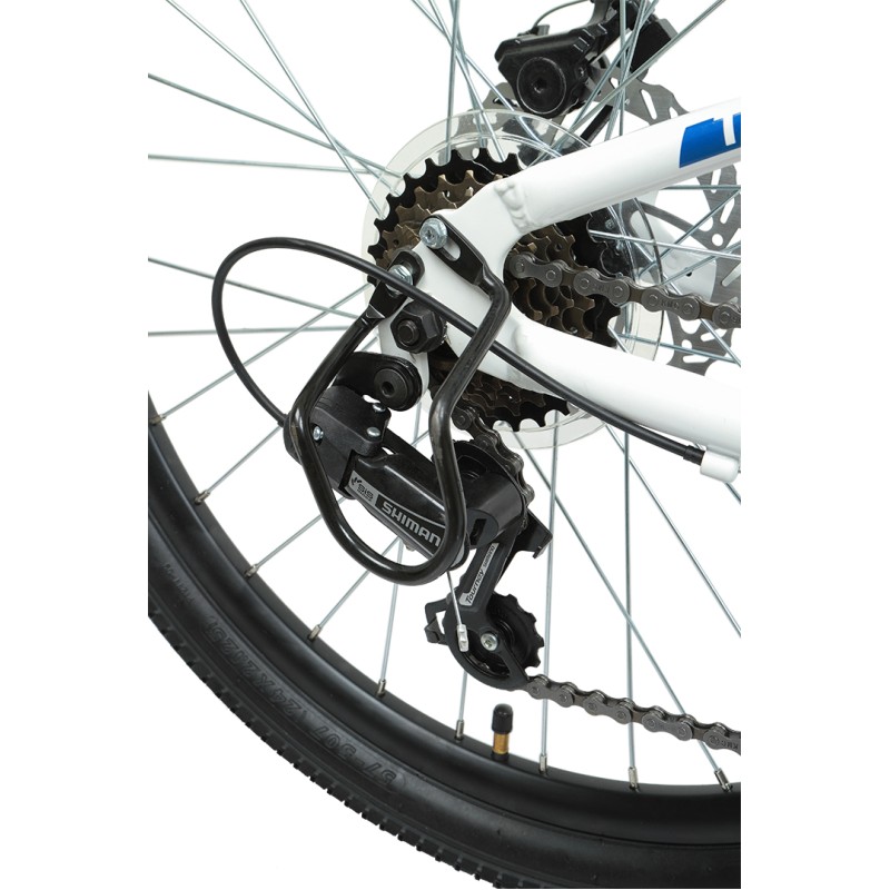Велосипед  горный хардтейл Forward Twister  2.0 disc, 24 (7 cкоростей, рост 12) белый/красный