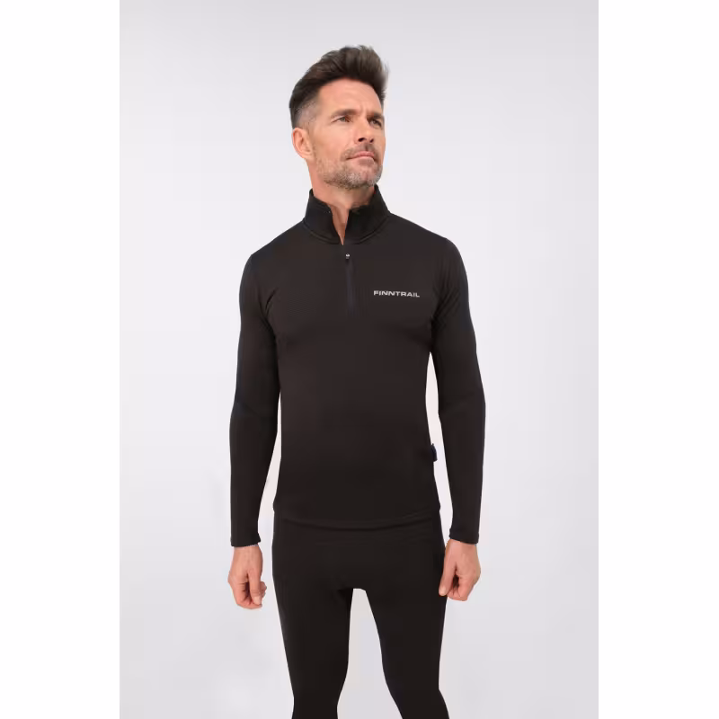 Комплект термобелья мужской Finntrail Subzero 6404, черный, размер L