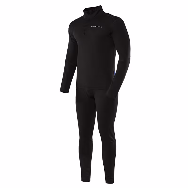 Комплект термобелья мужской Finntrail Subzero 6404, черный, размер XL