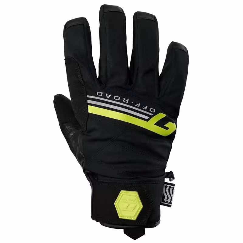 Мотоперчатки Finntrail GT Off Road 2790, мембрана/натуральная кожа, черный/желтый, размер L