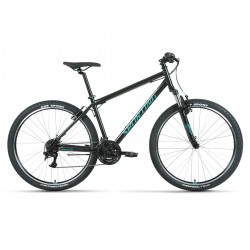 Велосипед горный хардтейл Forward Sporting 1.2 27,5 (21 скорость, рост 19) чёрный/бирюзовый